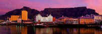 V&A Waterfront with Table Mtn in the background